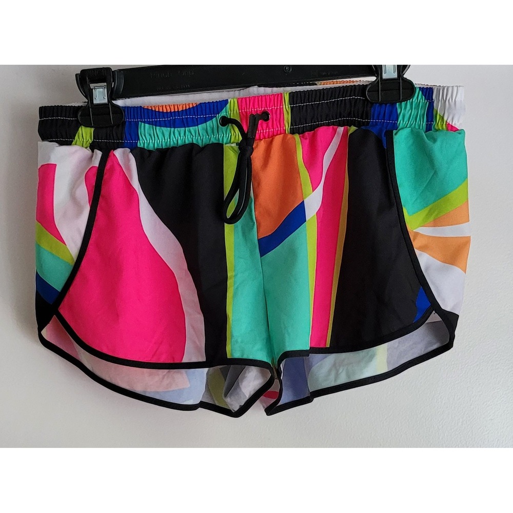 Fabletics Hot Pants Shorts Women S Geometric Multicolor Athletic Activewear